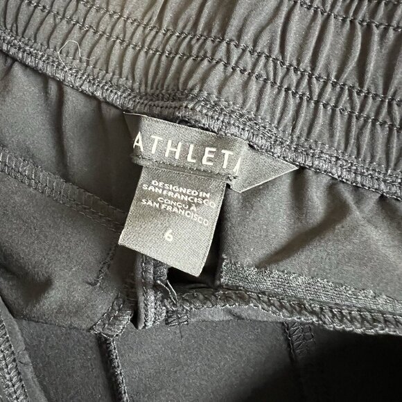 Athleta Brooklyn Jogger Pants Elastic waist Black Sz6 tag removed but never worn - Picture 10 of 14